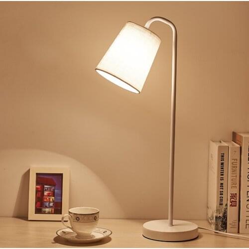 Concise Wrought Iron Originality Desk Lamp Energy-saving Lamp Read Study Work Desk Lamp Bedroom Bedside Originality Desk Lamp