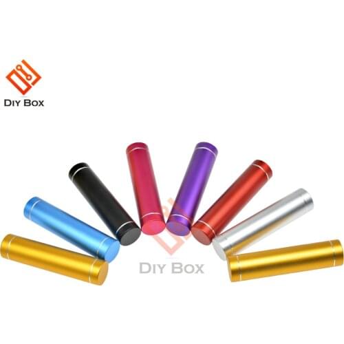 Metal Power Bank DIY Kit Storage Case Box Free Welding Suit 1X 18650 Battery 5V 1A USB External Charger