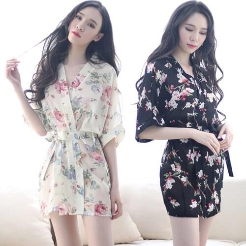 Sexy Sleepwear Womens Transparent Underwear Lady Hot Perspective Adult Sentiment Ice Silk Nightdress Thin Nightgown H5592