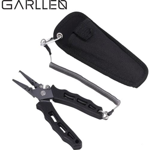 GARLLEN Fishing Plier Hook Remover Multi-functional Fishing Tool For Cutting Line Removing Hook Cutting Split Ring Crimping Lead