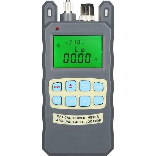 Gray 1MW 10MW AUA-80A optical power meter Visual Fault Locator red light machine light decay tester red light source 2 in1