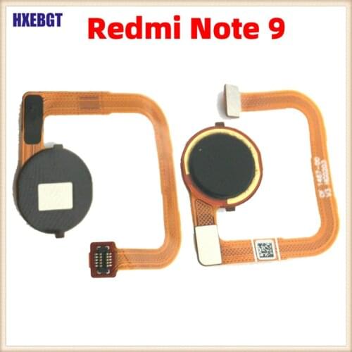 For Xiaomi Redmi Note 9 Note9 Fingerprint Scanner Flex Cable Touch ID Sensor Home Button Key Smartphone Repair Parts