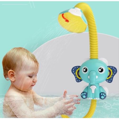 Elephant Duckling Water Spray Bath Toys For Kids Baby Bathroom Bathtub Faucet Shower Toys Strong Suction Cup Children Water Game