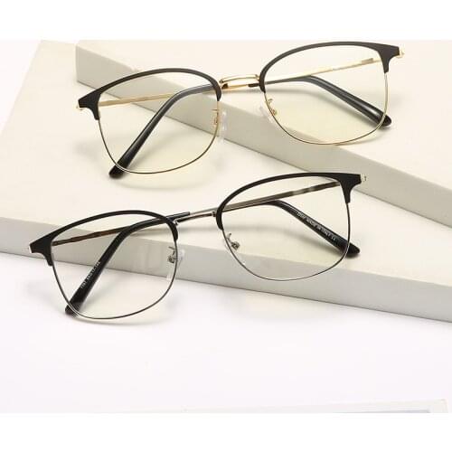 Photochromic Sunglasses Men Women Vintage Metal Polarized Sun Glasses For Anti-Blue Vision Driving Sunglass PC protection