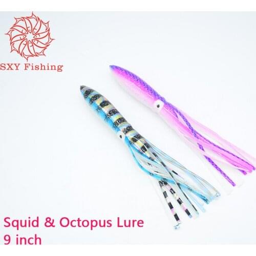 SXY FISHING Octopus squid Trolling Lure Laser film squid