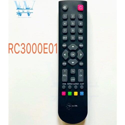 Free Shipping brand new FOR TCL TV universal remote control RC3000E01 RC3000E02 08-RC3000E-RM201AA Wholesale retail