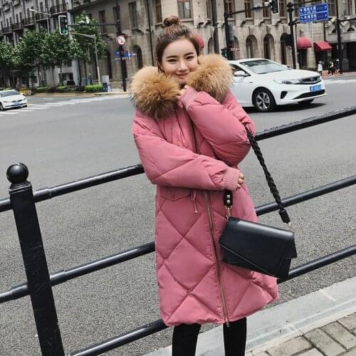2019 New Pattern Cotton Girls Fund Chic Cotton-padded Clothes Woman Winter Easy Korean BF Cotton-padded Jacket Loose Coat