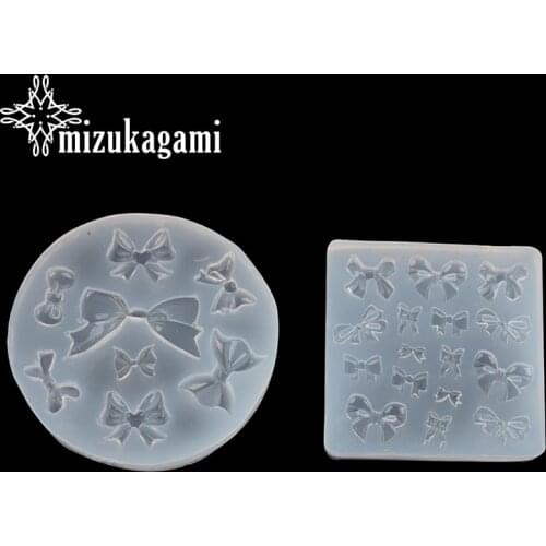 1Pcs UV Resin Jewelry Liquid Silicone Mold Cute Bowknot Resin Molds For DIY Making Jewelry Charms Pendants