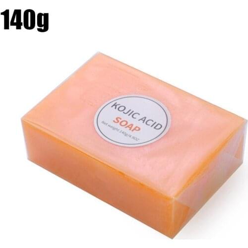 140G Dark Black Skin Cleansing Lightening Soap Kojic Glycerin Body Soap Whitening Body Acid Soap Bath Face Brighten T1Y2