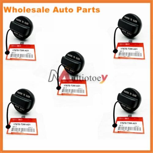5X 17670-T3W-A01 Fuel Filler Cap Assembly Gas Tank Inner Cap For Honda Civic Crv Accord Odyssey Pilot Fit 2006-2013