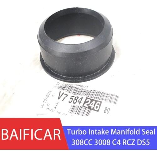 Baificar Brand New Genuine Turbo Intake Manifold Gasket Throttle Seal V758424680 For Peugeot 208 308CC 3008 Citroen C4 RCZ DS5