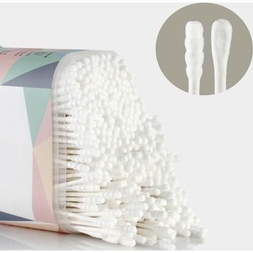 Baby Cotton Swab Double Head Soft Cotton Buds Cleaning Of Ears Tampons Cotonete Pampons Nose Ears Cleaning Tools Health Beauty