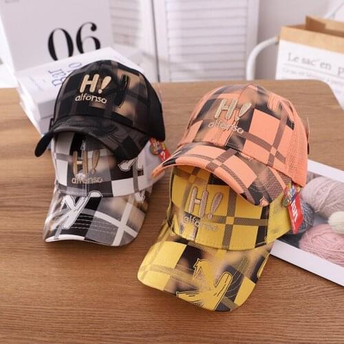 Doitbest mesh Children Baseball Cap summer Hip Hop lattice Classical kids sun Hats Boys Girls Caps child snapback Hat gorras