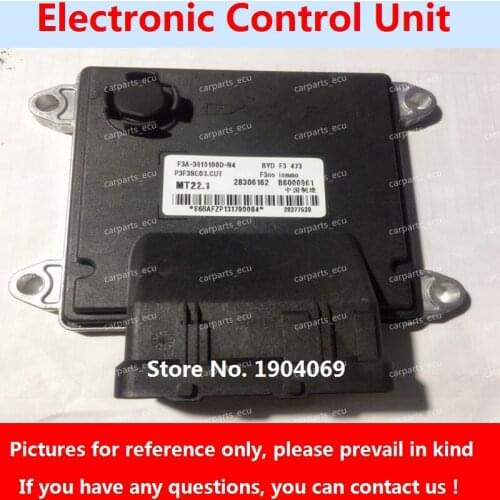 Engine Computer Board F3A-3610100D-N4 B6000961 28306162 MT22 ECU B6000962 28306162 28377546 F3A-3610100D-R4 For BYD F3R/473Q Car