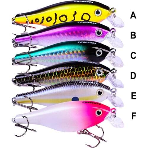 Artificial Topwater Crank 3D Eyes Bionic Bait Plastic Hard Bait Robust Waterproof Bass 4# 8.5cm/11g With Sharp Treble Hook