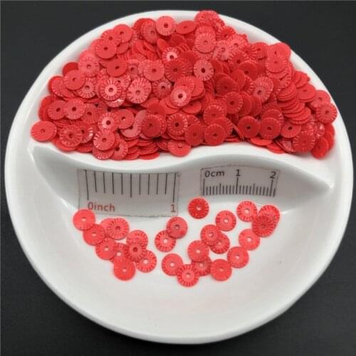 HOT!! 50g 5000pcs 6mm Wheel Flower Round Flat Loose Sequin Paillette Sewing,Wedding Craft,Women Kids DIY Garment Accessory