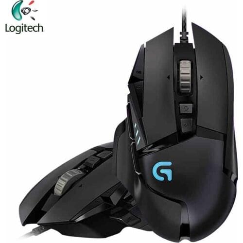 Original Logitech G502RGB Wired Esports Game Mechanical Mouse Backlight Programming Button Desktop Laptop Universal Gaming Mice