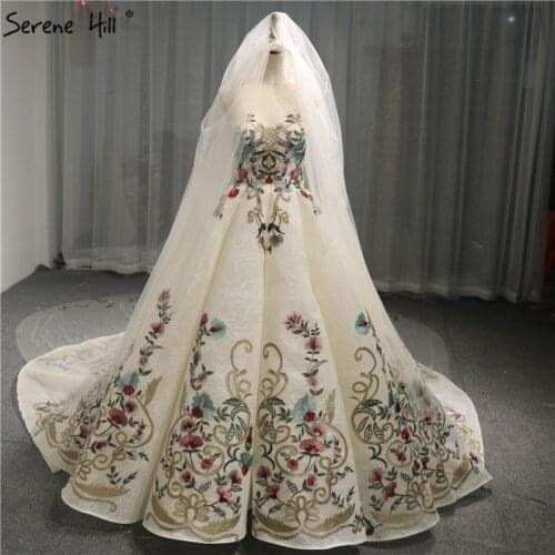 New High-end Custom Sexy Vintage Bridal Dress 2020 Off Shoulder Embroidery Beading Sexy Fashion Wedding Gown Real Photo