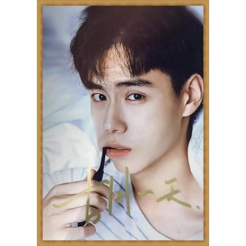 Signed HU YITIAN autographed original photo A love so beautiful 6 inches free shipping 12201703