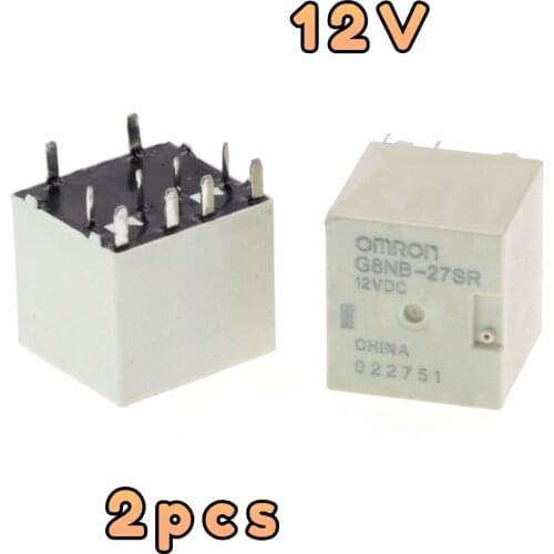 Original new 2pcs G8NB-27SR 12V DC for VW LaVida Central Control GS4 GS5 wiper car relay 10 feet G8NW-27SR