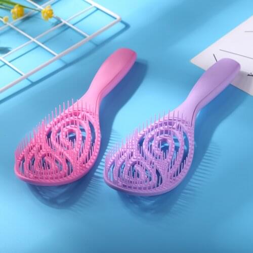 Salon Barber Hairdressing Combs Reduce Hair Women Tangled Hair Brush Salon Wet Curly Styling Tool Massage Girl Ponytail