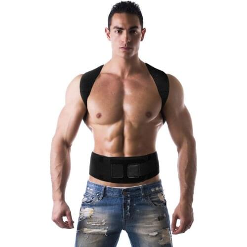 Adjustable Magnets Back Support Posture Corrector Women Mens Medical Corset Back Therapy Posture Brace Back Support Belt B002