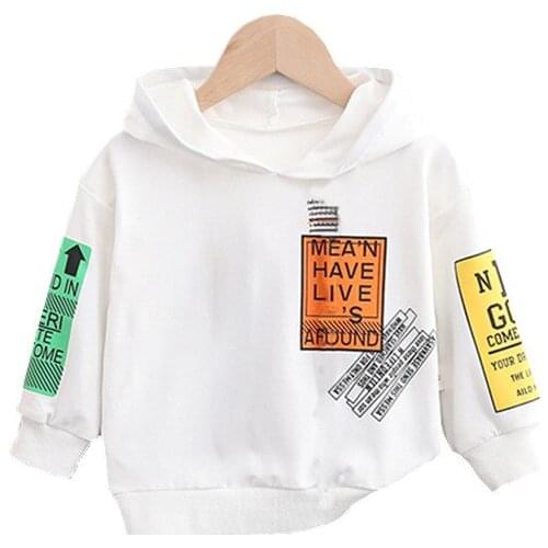 TPAQ-02 New Spring Hooded Children Clothing Boys Girls Coat Outwear Kids Sweatshirts
