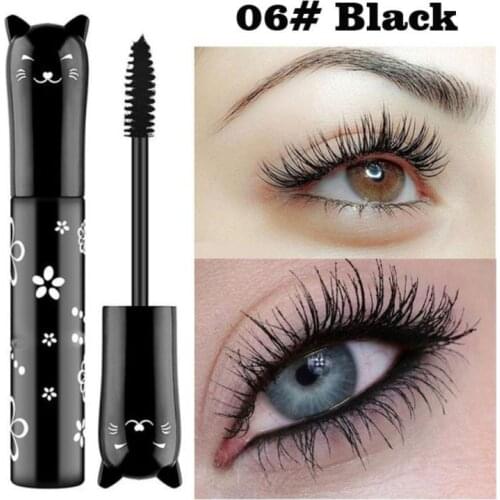 6 Color Mascara Waterproof Fast Dry Eyelashes Curls Extension Eyelashes Blue Pink Purple Black White Ink Mascara TSLM1