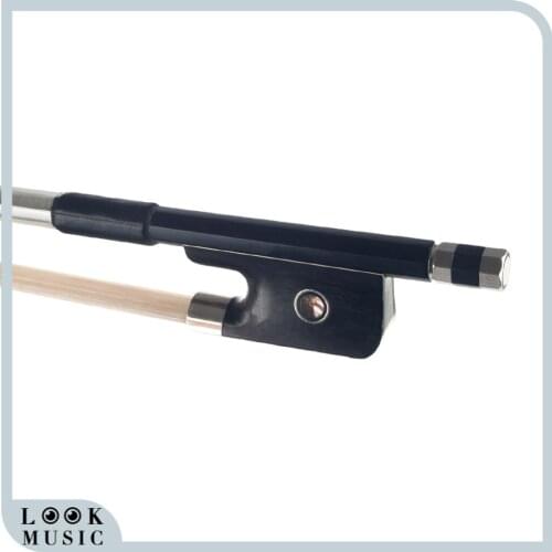 Advanced 4/4 Black Carbon Fiber Cello Bow Black Carbon Bow Ebony Frog Paris Eye Ebony Frog Acoustic Cello & Electric Cello