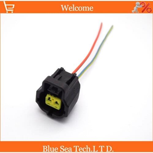 2 Pin 1.8mm car connector,Engine water Temp sensor plug,Car Engine Electrical plug with cable for Toyota,Honda