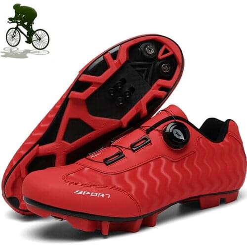 2021 New Mtb Cycling Shoes Men Sneakers Women Mountain Bike Shoes Self-Locking Breathable Racing Bicycle Sports Shoes