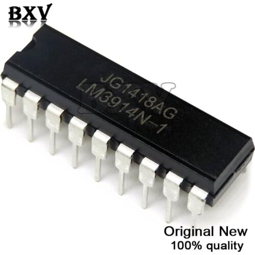 5 PCS LM3914 DIP18 DIP LM3914N-1 DIP-18 LM3914N free shipping In Stock