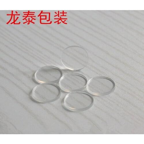 50 PCS 26mm x 2mm Clear anti slip PVC rubber plastic bumper damper shock absorber self-adhesive PVC feet pads