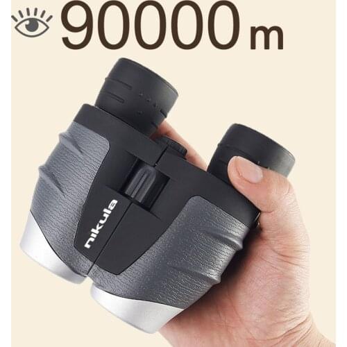 Genuine Telescope Nikula 10x22 Hd Binoculars Fun Sports Game Concert Telescopio Spotting Scope Mini for Fishing Portable Outdoor