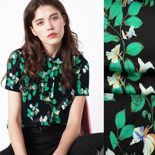 CNUM SP855 Pure Silk/ Butterfly Orchid /Silk Fabric 93%Silk 7%Spandex Elastic/ Width1.29yd Thickness 19mm/ Unit:M