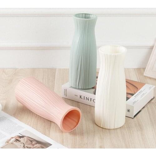 Eco-friendly Flower Vase Anti-deform Plastic Simple Large Flower Vases Decor for Home Decor Vases