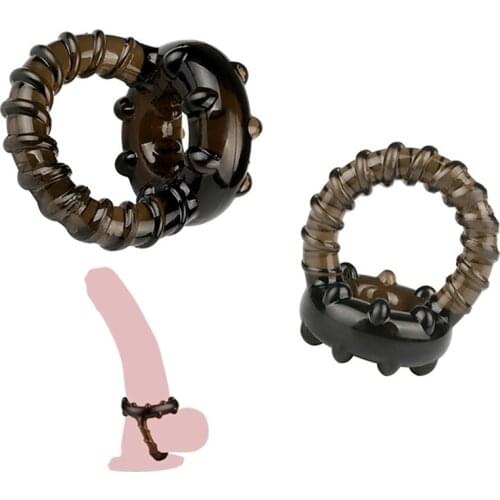 Penis Ring Men Strapon Erotic Masturbation Delay Ejaculation Lock Bondage Scrotum Dick Cock Rings Gays Sex Shop Toys For Audlt