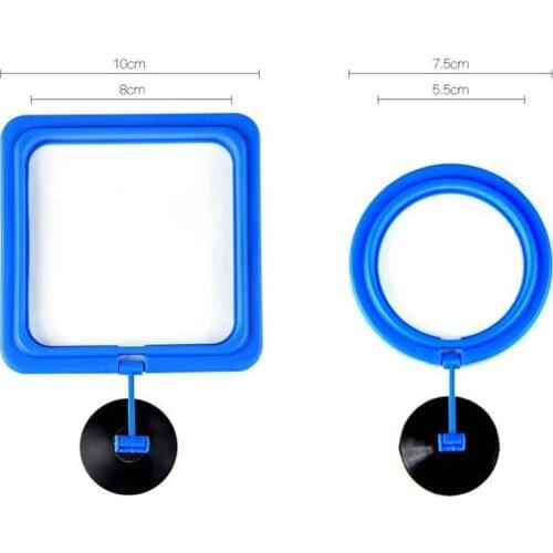 Fish Feeding Aquarium Fish Tank Ring Feeder Station Floating Food Water Plant Buoyancy Circle Feeding Ring Aquarium Fish