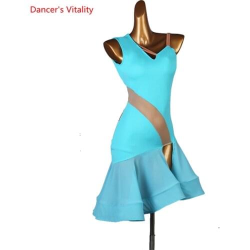 Custom Made Latin Dance Competition Costumes Ladies Latin Dress Salsa Dance Clothes Latin Salsa Dress Modern Dance Dress