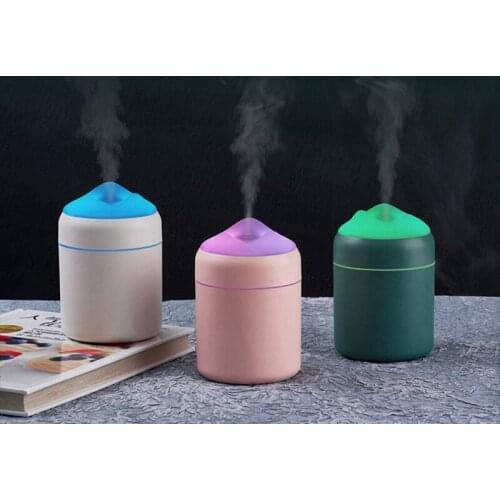 Air Humidifier Mini Portable Cool Mist Humidifiers,USB Desktop Quiet Diffusers Night Light for Home Bedroom Office
