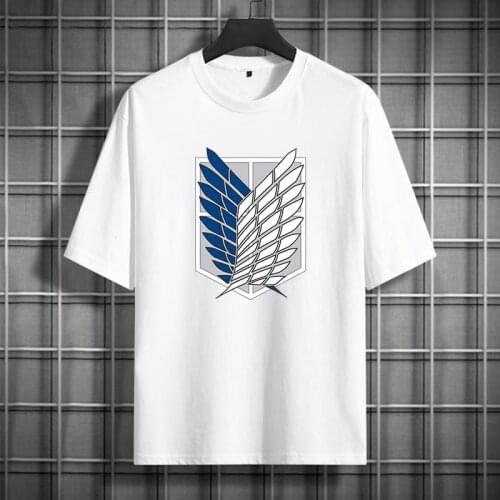 Attack On Titan Anime Graphic Mens T-Shirt Oversize Casual Tee Tops 2021 Summer Cool T Shirt Fashion New Short Sleeve For Women