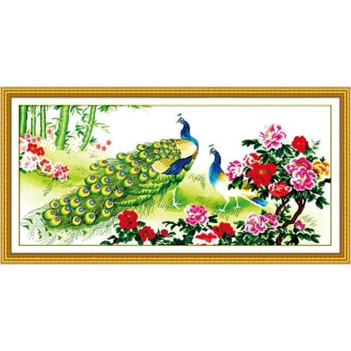Joy sunday A charming sight Animal Series 11CT14CT DIY cross stitch Home Decor Needlework counted crafts cross stitch kit