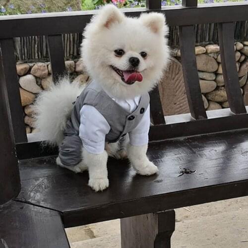 Pets Wedding Clothes Gentle Dogs Clothing Pets Vest Coat Pet Jumpsuit Puppy Dog Costume Chihuahua Pet Dog Clothes Ropa Perro
