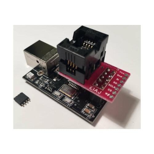 SPI Flash EEPROM Memory Programmer with EIAJ SOIC8 SO8 Socket Adapter (USB 2.0)