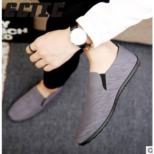 QWEDF New Fashion mens driving shoes casual business breathable peas shoes a pedal Hot Sale Leisure fashion lazy shoes MJ-58