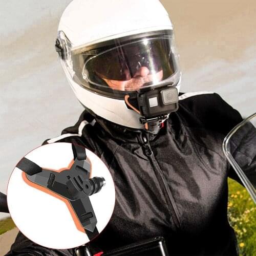 1PC Full Face Helmet Chin Mount Holder for GoPro Hero 9 8 6 5 Motorcycle Helmet Chin Stand Camera Accessories for Go Pro Hero9 8