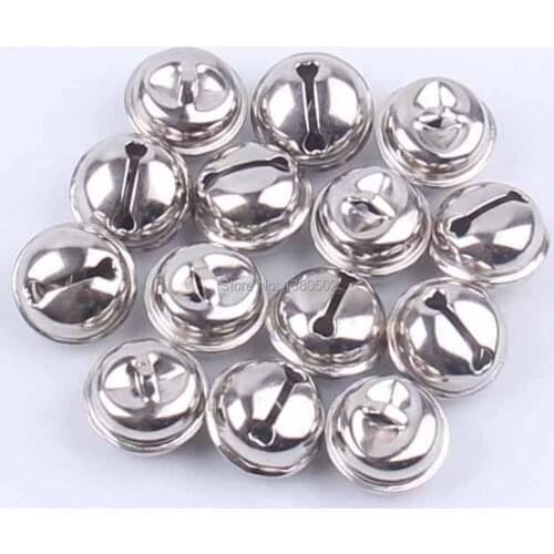 10pcs/lot 30mm 1.18' silver color Iron Large Jingle Bells Christmas Decoration Ornaments Pendant DIY Craft