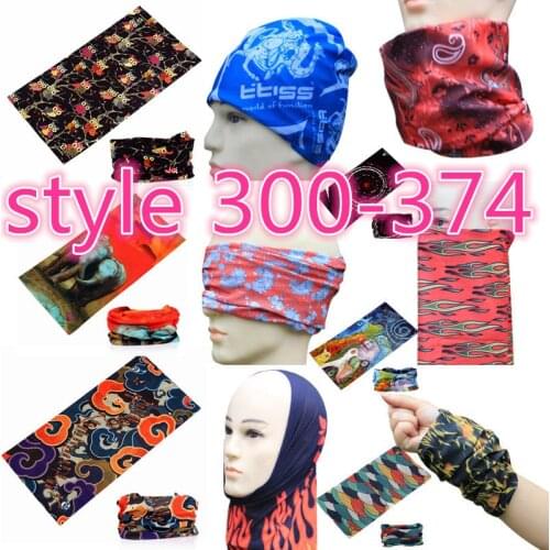 301-400 Neckerchief Hijab Bicycle Variety Turban Magic Headband Veil Head Scarf Scarves Face Mesh Bandana Neck Tube Face Mask