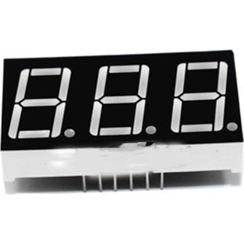 5pcs Digital tube segment common Anode Red 3 Bit digital Tube 0.56 inch Red LED Display 5631BS