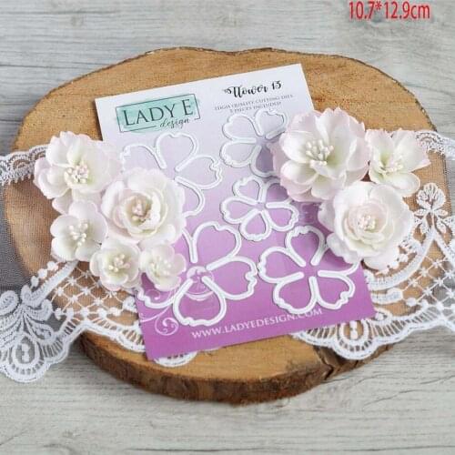 White rose album New Dies 2021 Metal Christmas Dies DIY Dies photo album cutting dies Scg new die for cutting rapbook label die